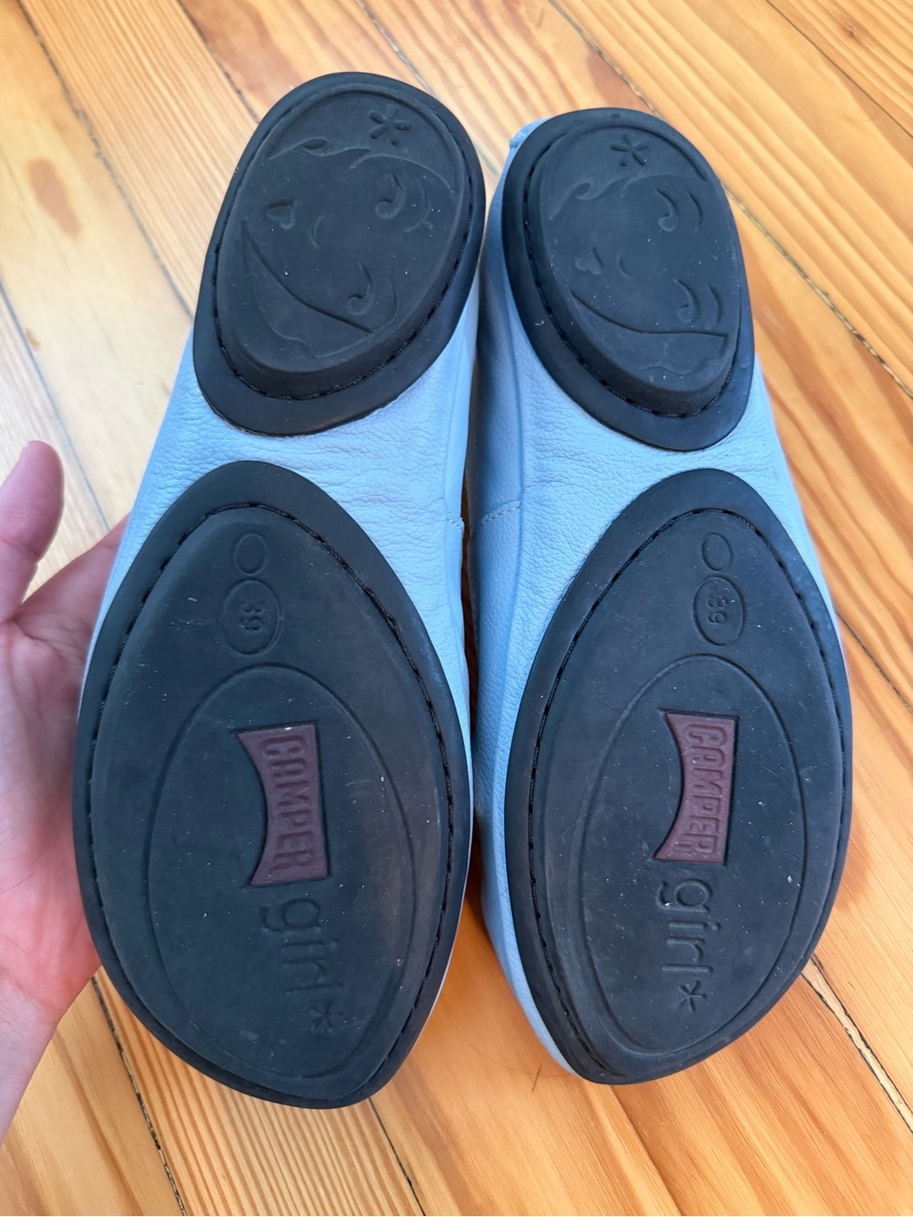 Camper Light Blue Ballet Flats - Picture 5 of 5